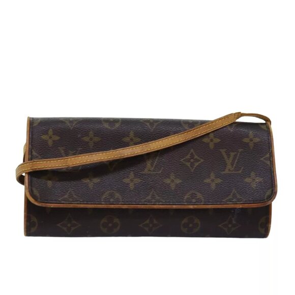 LOUIS VUITTON Monogram Pochette Twin GM Shoulder Bag - Picture 1 of 7